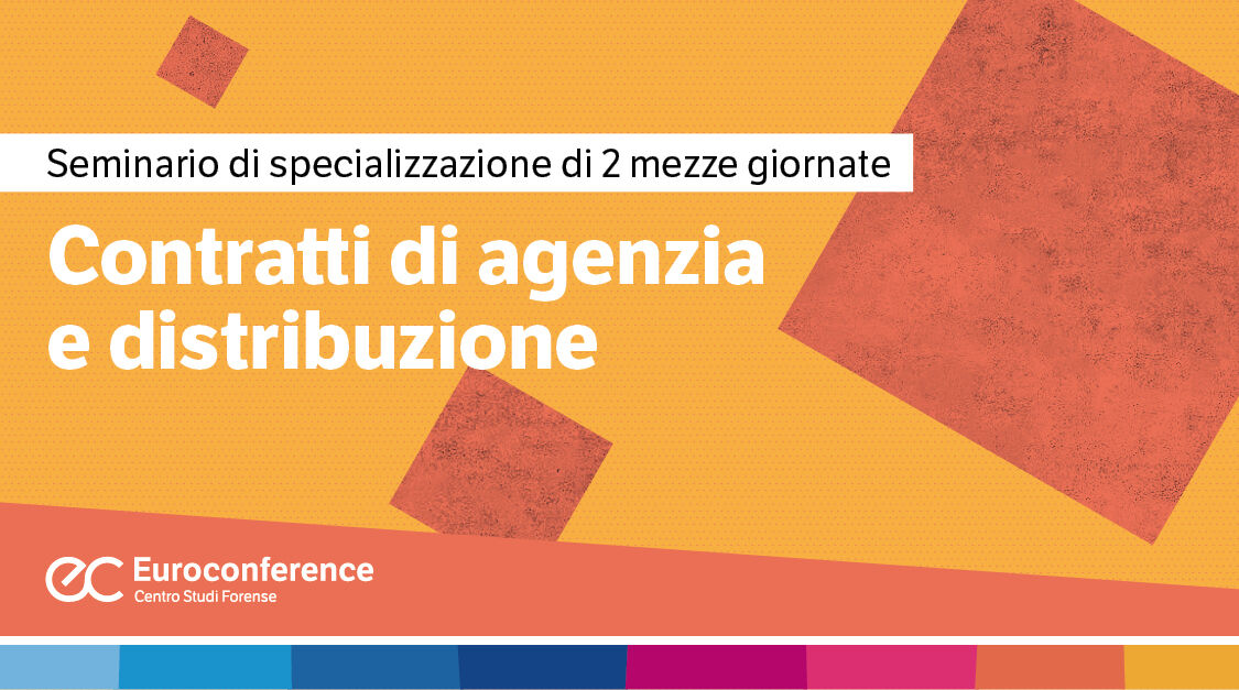 Immagine Contratti di agenzia e distribuzione | Euroconference